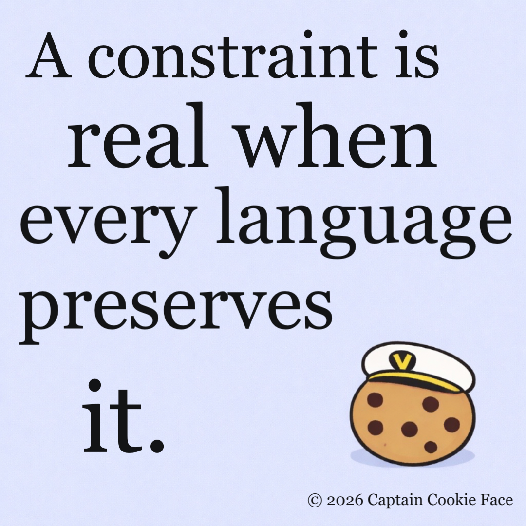 A Real Constraint